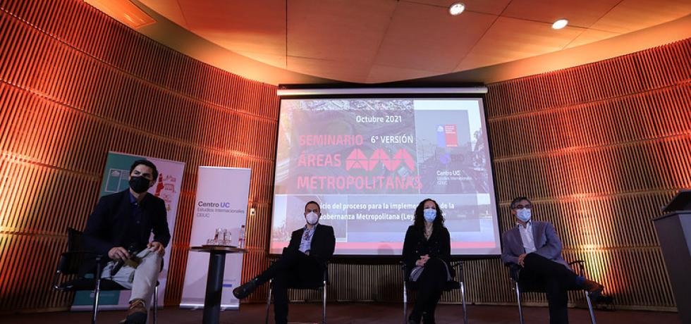 Con éxito se realizó sexta versión del Seminario de Áreas Metropolitanas Con éxito se realizó sexta versión del Seminario de Áreas Metropolitanas