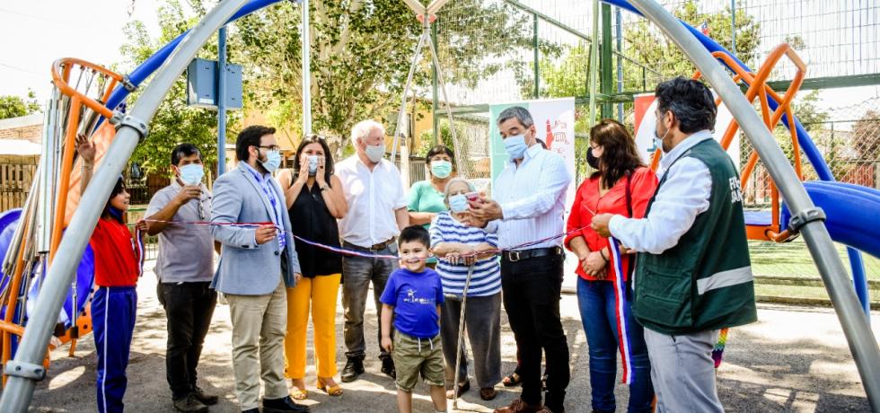 Inauguran nueva Plaza en Independencia financiada por Subdere Inauguran nueva Plaza en Independencia financiada por Subdere