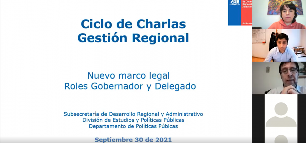 Comenzó ciclo de charlas para nuevos equipos de gobiernos regionales Comenzó ciclo de charlas para nuevos equipos de gobiernos regionales