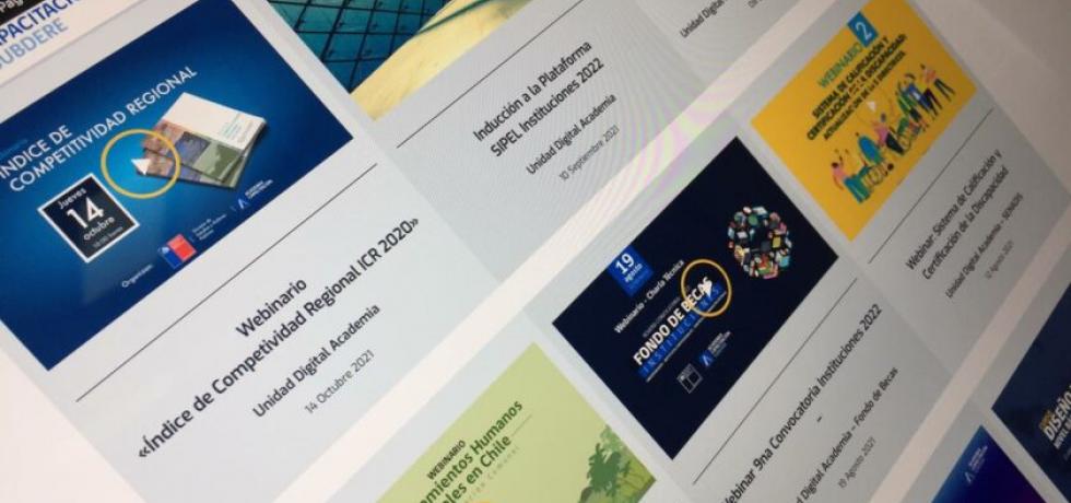 Más de 10 mil visitas tuvo temporada 2021 de webinarios en Subdere