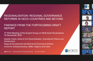 Expertos de OCDE y Subdere se reúnen para discutir sobre gobernanza multinivel