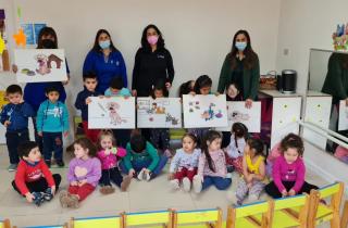 Subdere explica la importancia de la tenencia responsable de mascotas a niños y niñas de jardín infantil de Aysén